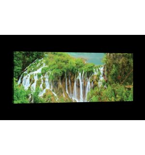 Slika na platnu: Vodopadi (3) - 145x45 cm