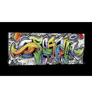 Slika na platnu: Graffiti (12) - 145x45 cm