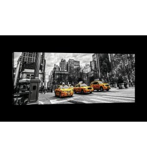 Slika na platnu: New York (Taxi) - 145x45 cm