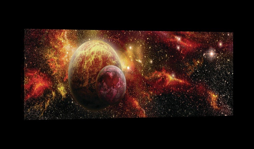 Slika na platnu: Svemir - 145x45 cm