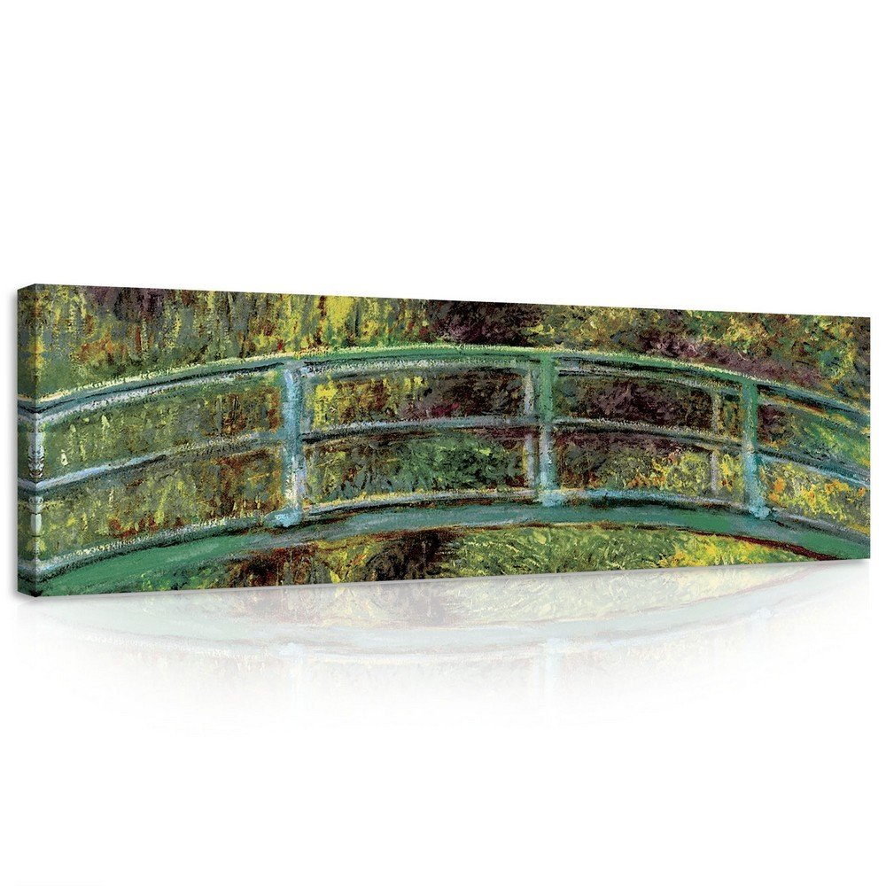 Slika na platnu: Ljiljane, Claude Monet - 145x45 cm