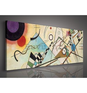 Slika na platnu: Composition 8, Vasilij Kandinskij - 145x45 cm
