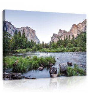 Slika na platnu: Yosemite Valley - 75x100 cm