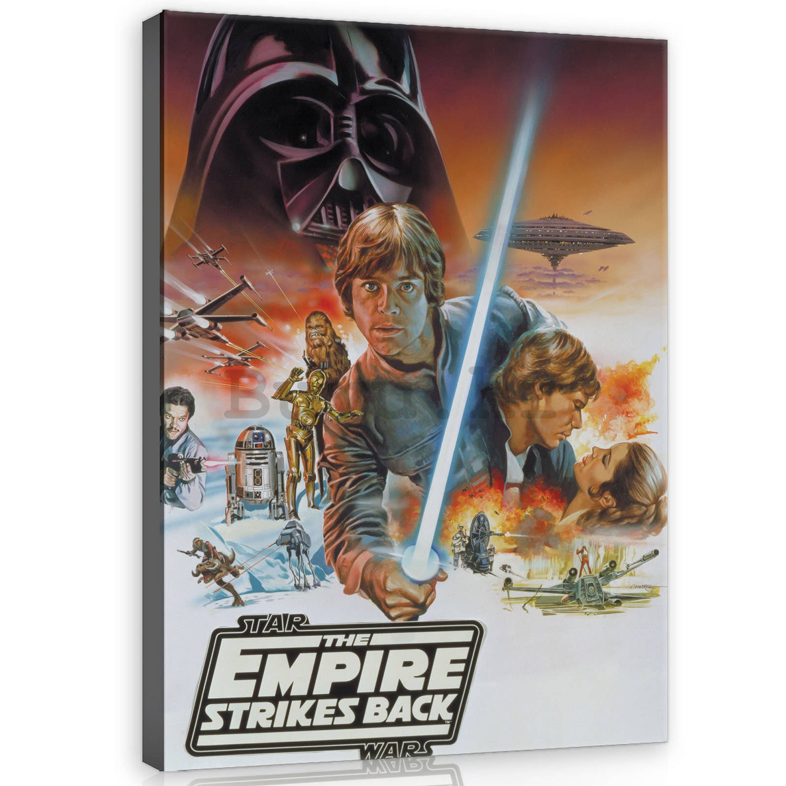 Slika na platnu: Star Wars The Empire Strikes Back - 75x100 cm