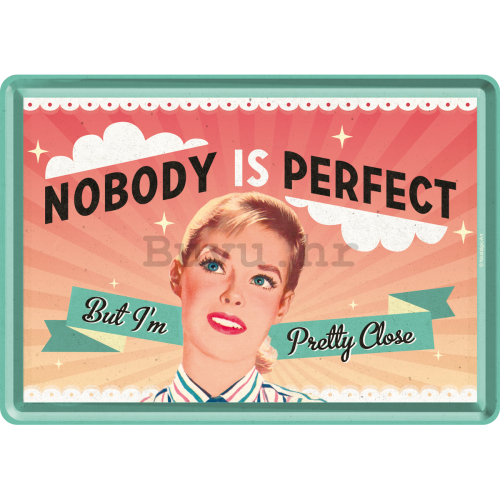 Metalna razglednica - Nobody is Perfect