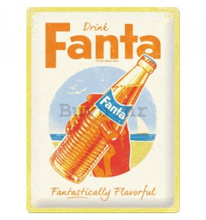 Metalna tabla: Fanta (Fantastically Flavorful) - 40x30 cm