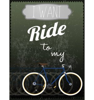 Foto tapeta: I Want to Ride my Bicycle - 184x254 cm