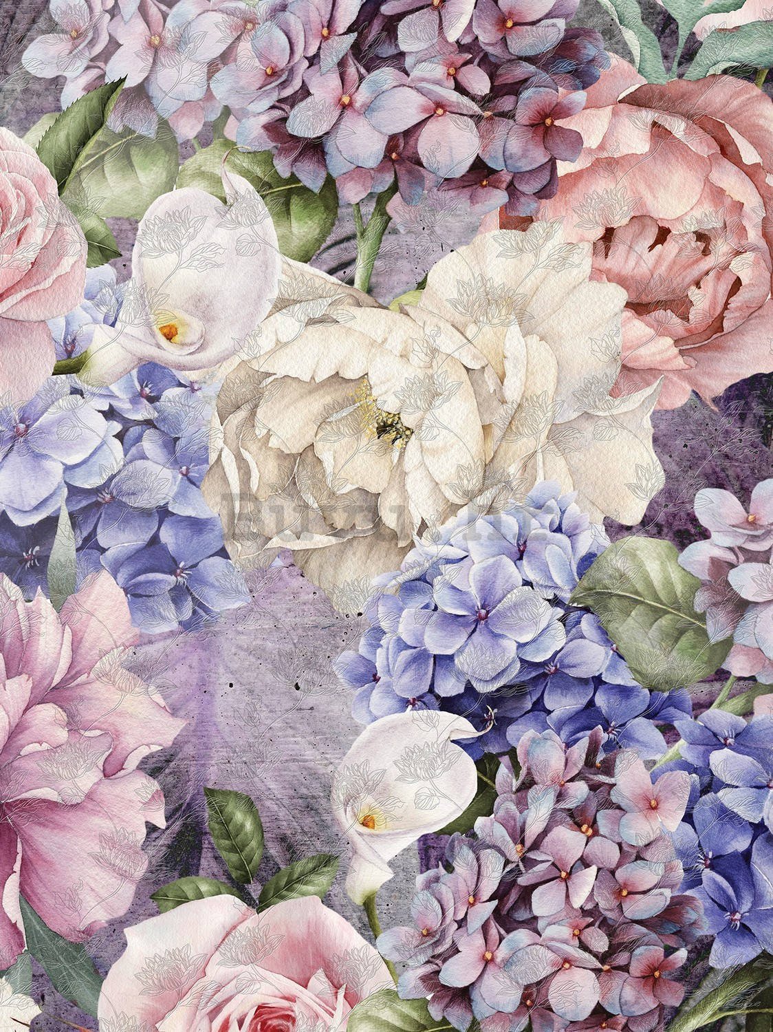 Foto tapeta: Kombinacija cvijeća (1) - 184x254 cm