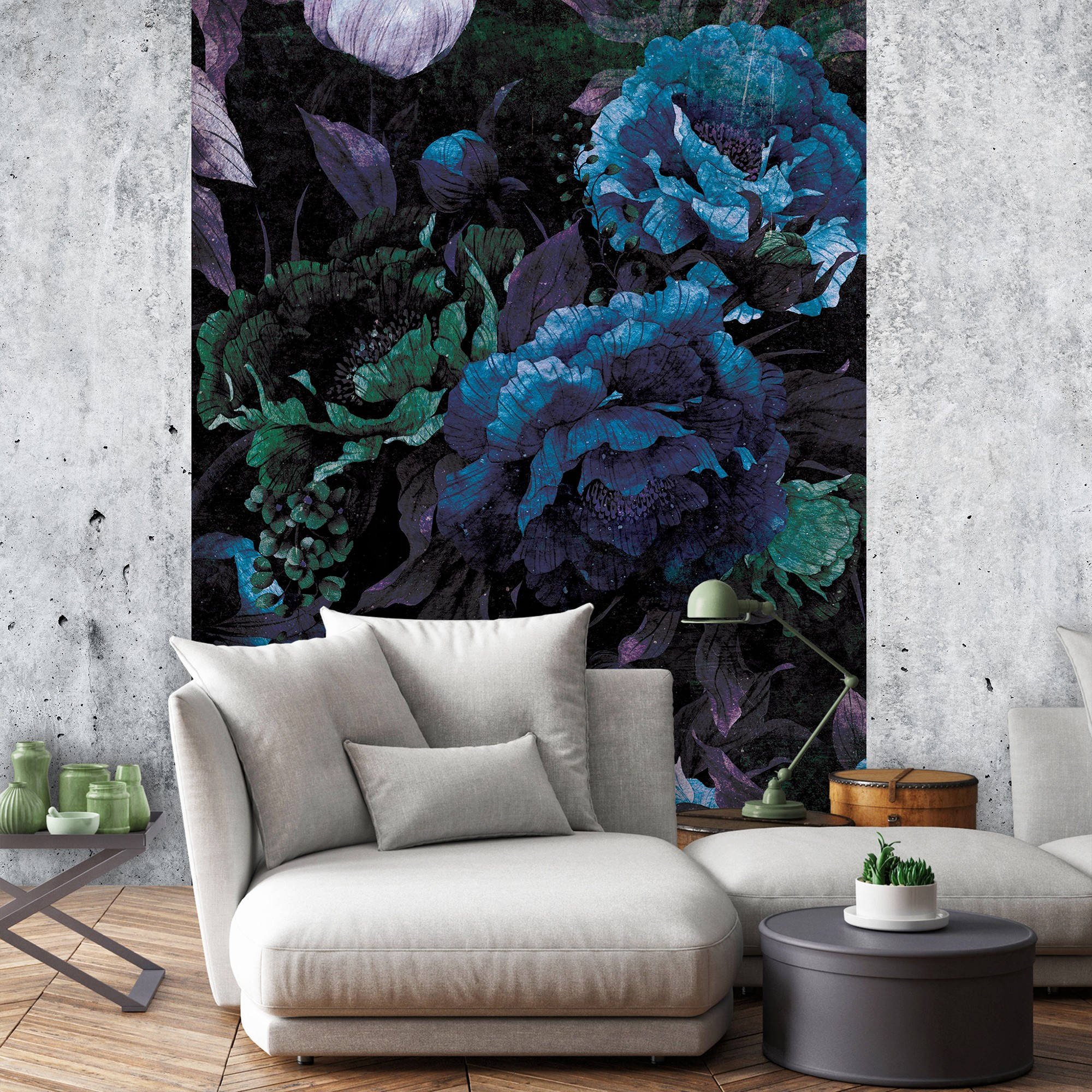 Foto tapeta: Slikano cvijeće kombinacija (2) - 184x254 cm