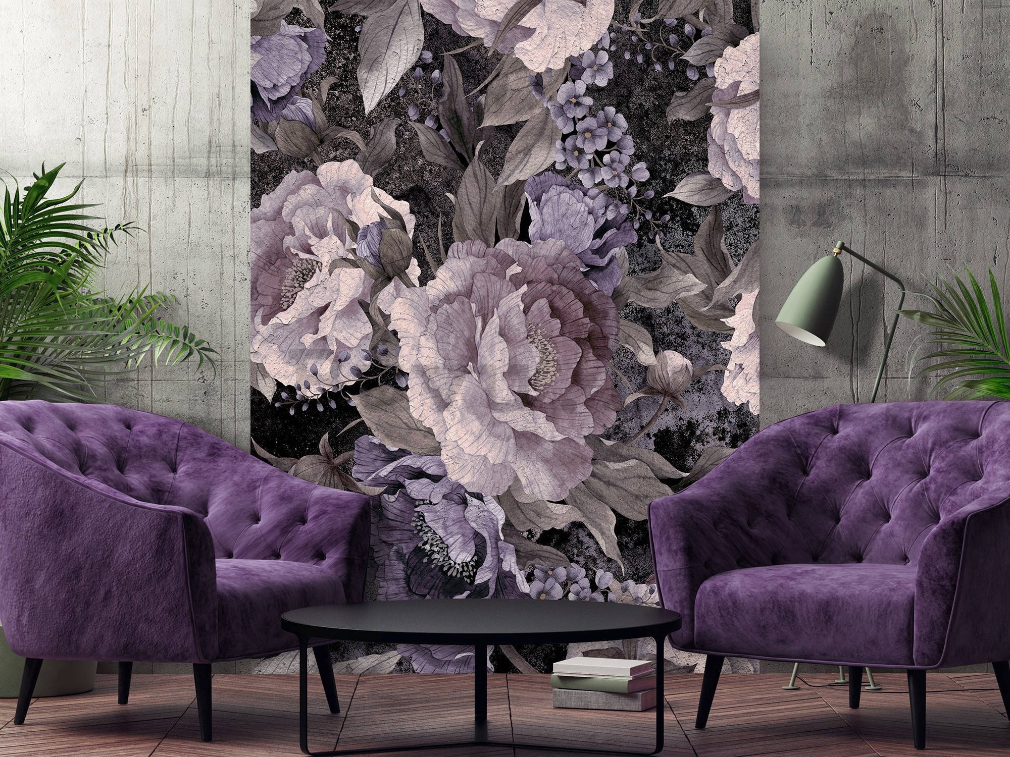 Foto tapeta: Slikano cvijeće kombinacija (3) - 184x254 cm