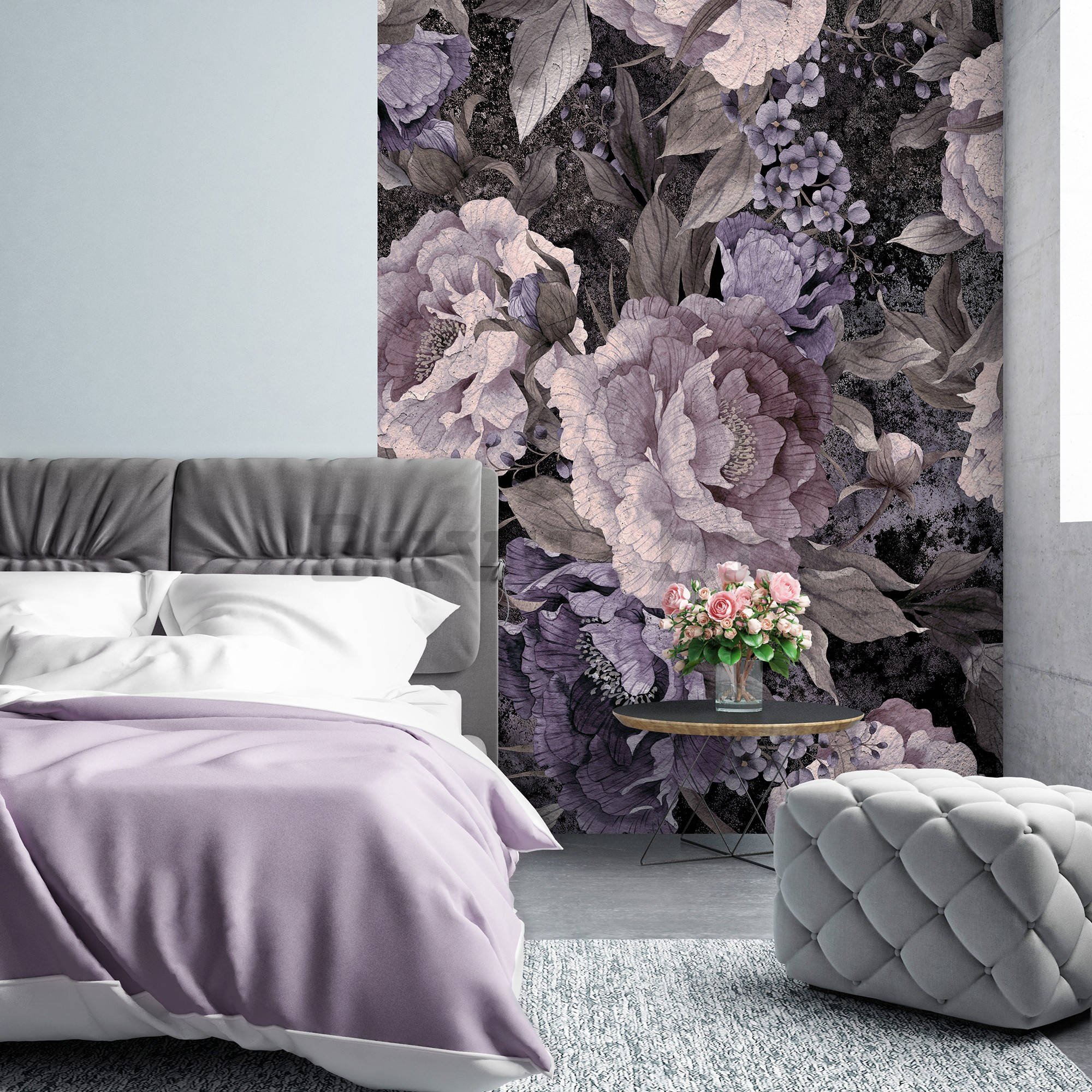 Foto tapeta: Slikano cvijeće kombinacija (3) - 184x254 cm