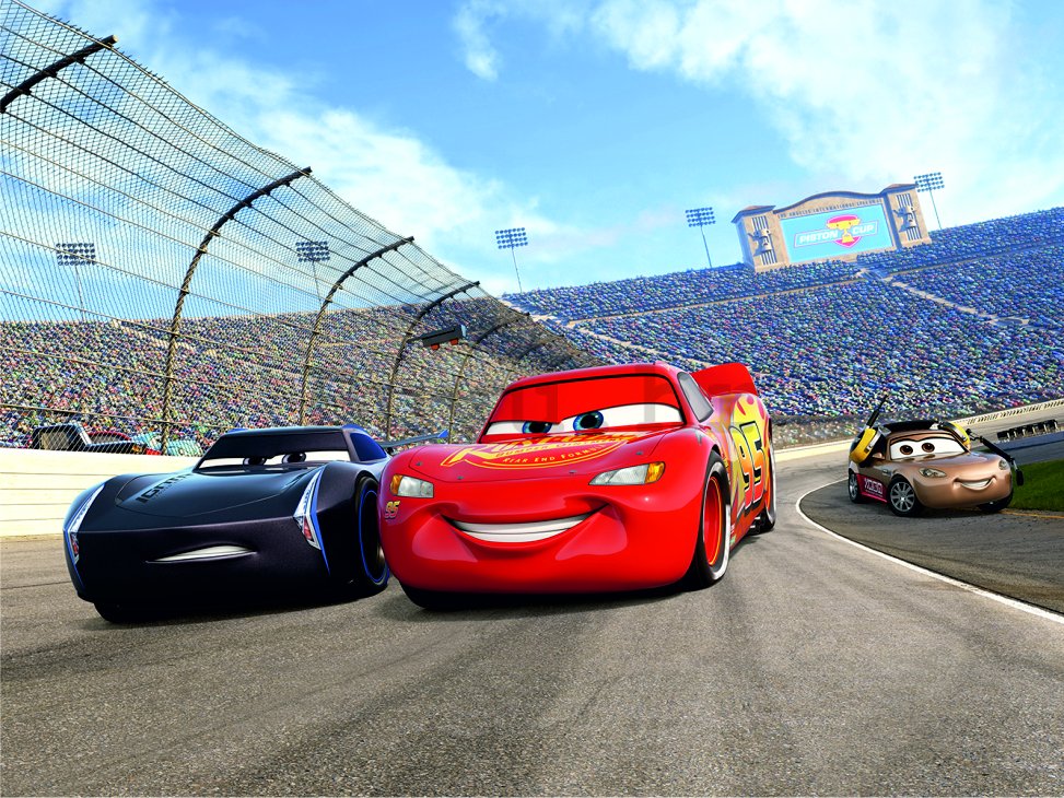 Foto tapeta Vlies: Cars (race) - 360x270 cm