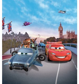 Foto tapeta Vlies: Cars in London - 180x202 cm