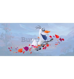 Foto tapeta Vlies: Frozen II Anna, Elsa, Olaf (panorama) - 202x90 cm