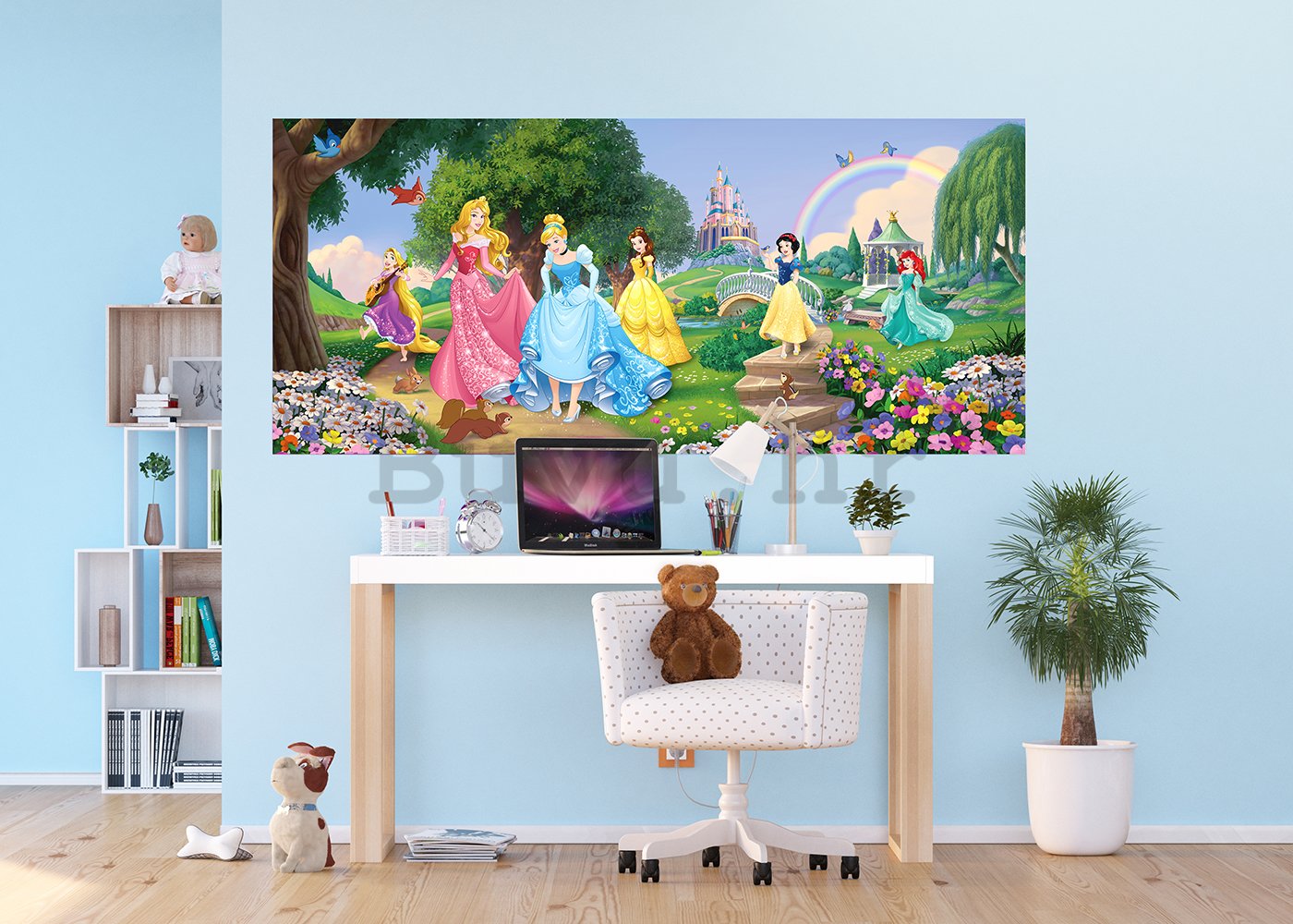 Foto tapeta Vlies: Disney princess (panorama)  - 202x90 cm