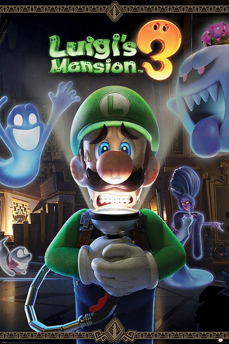 Poster - Luigi's Mansion 3 (You're in for a Fright)