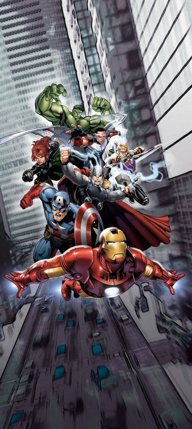 Foto tapeta Vlies: Avengers (8) - 90x202 cm
