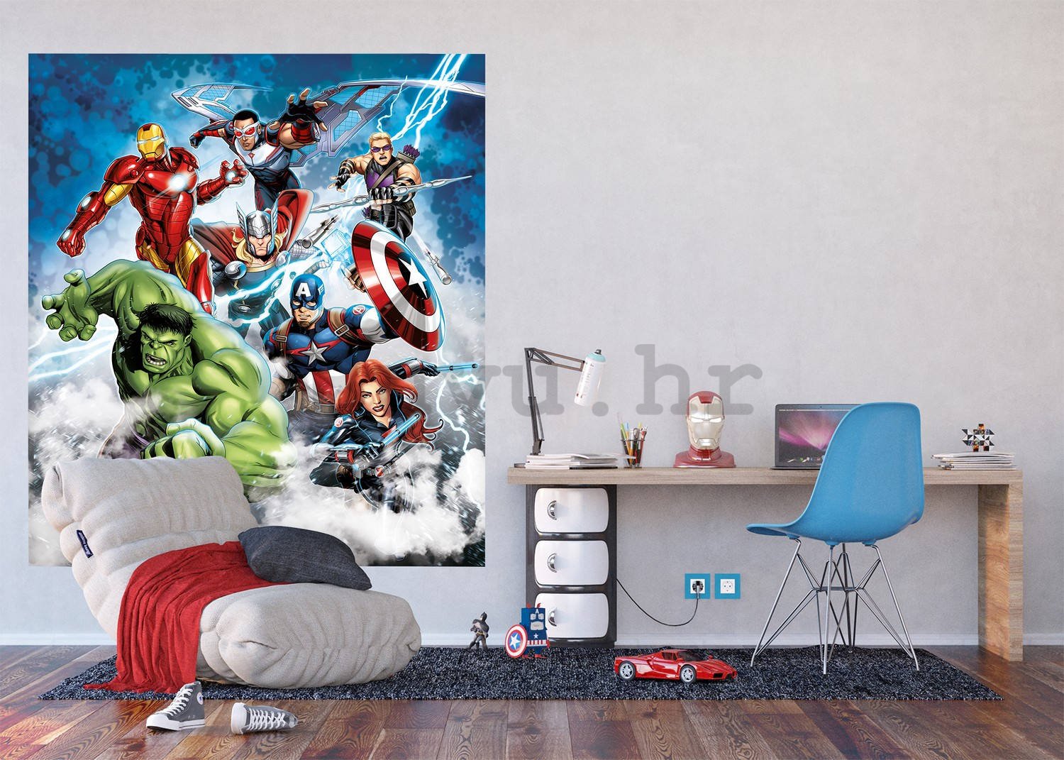 Foto tapeta Vlies: Avengers (9) - 180x202 cm