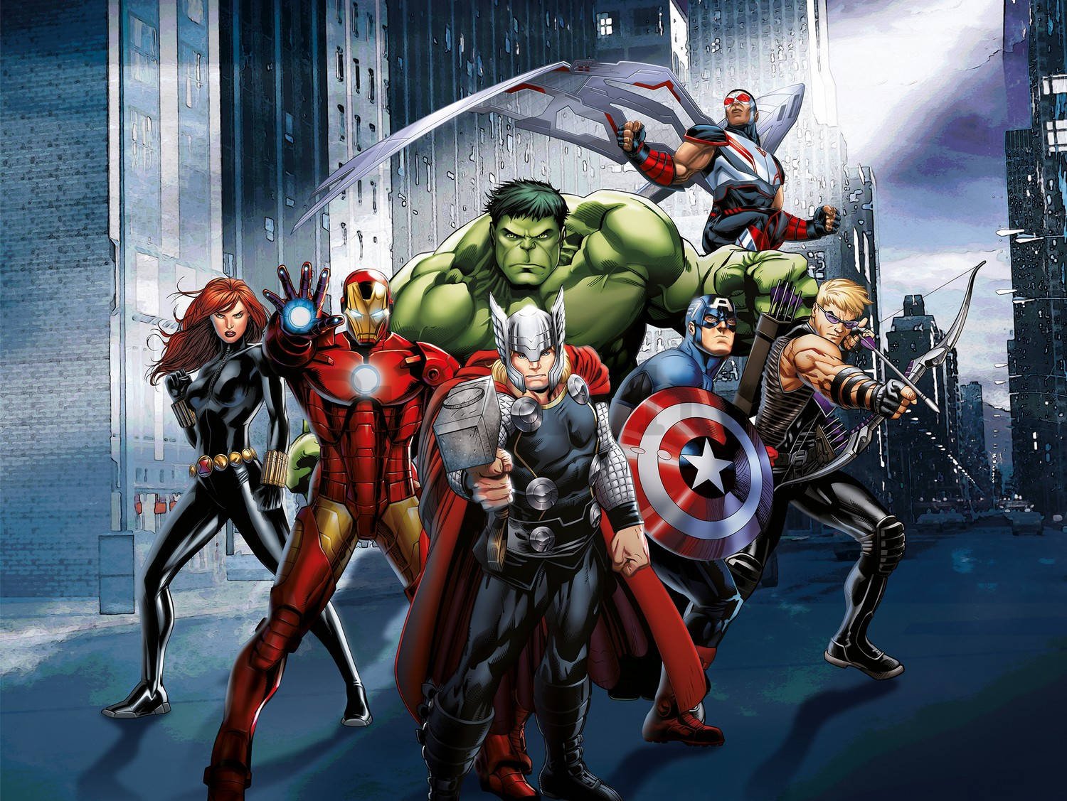 Foto tapeta Vlies: Avengers (5) - 360x270 cm