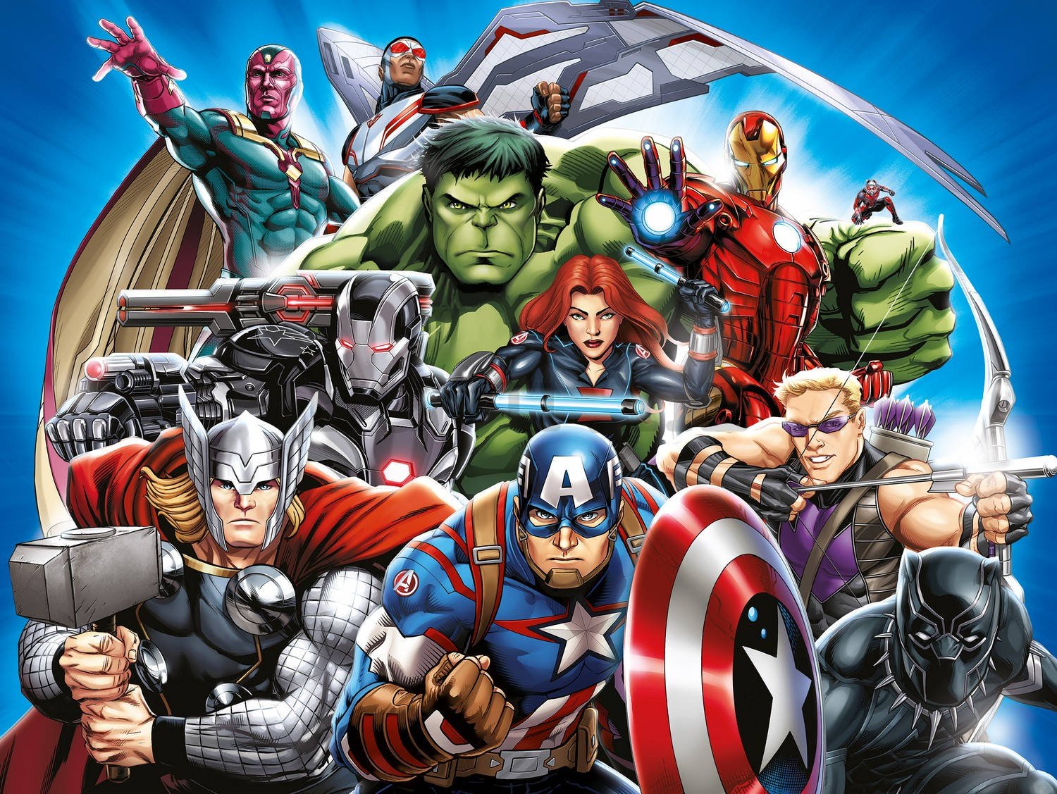 Foto tapeta Vlies: Avengers (7) - 360x270 cm
