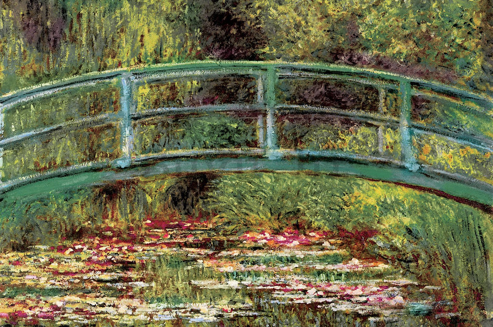 Foto tapeta: Claude Monet, Ribnjak s vodenim ljiljanima - 152,5x104 cm
