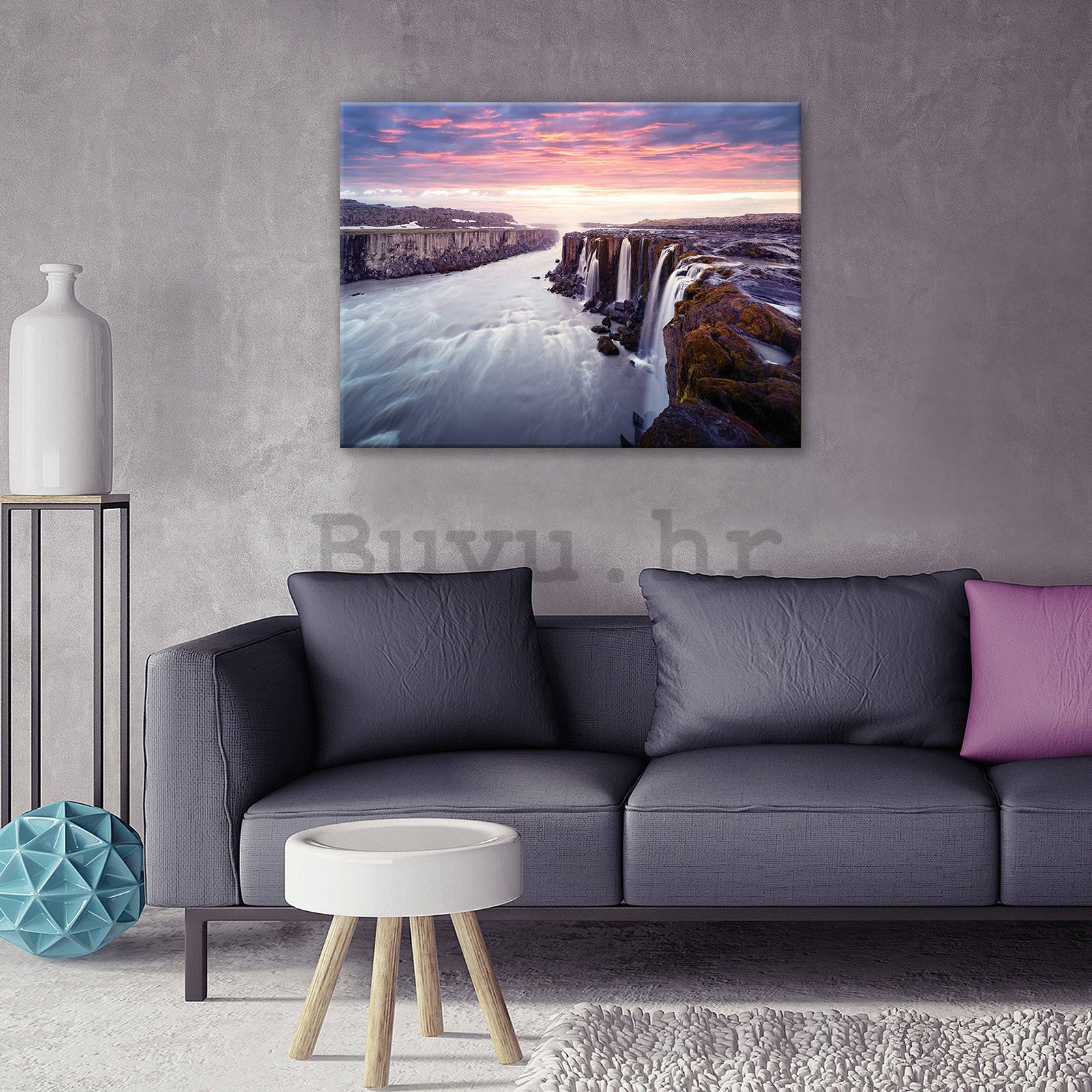 Slika na platnu: Selfoss, Island - 80x60 cm