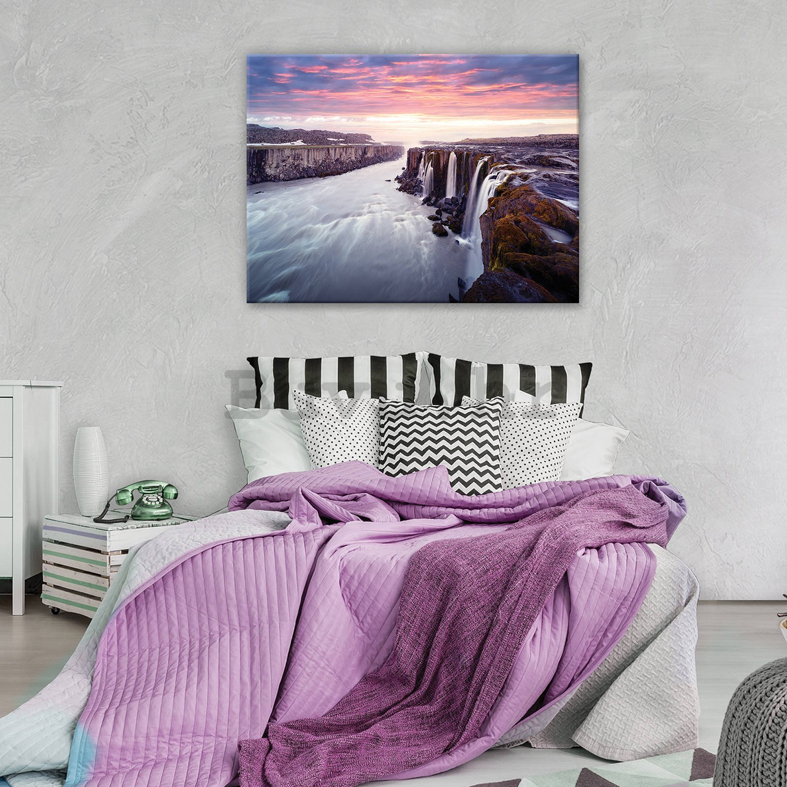 Slika na platnu: Selfoss, Island - 80x60 cm