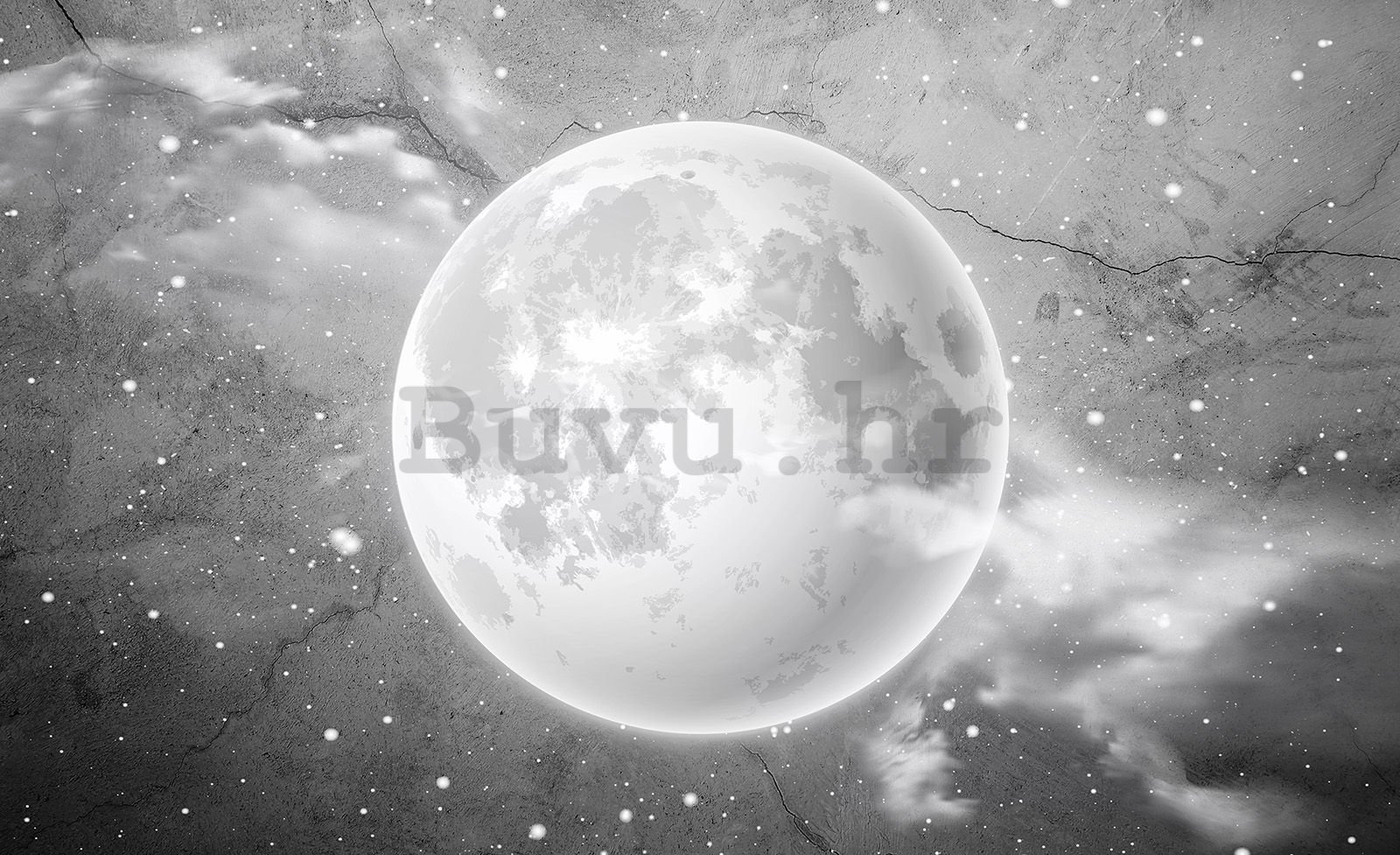 Foto tapeta: Mjesec na nebu (1) - 368x254 cm