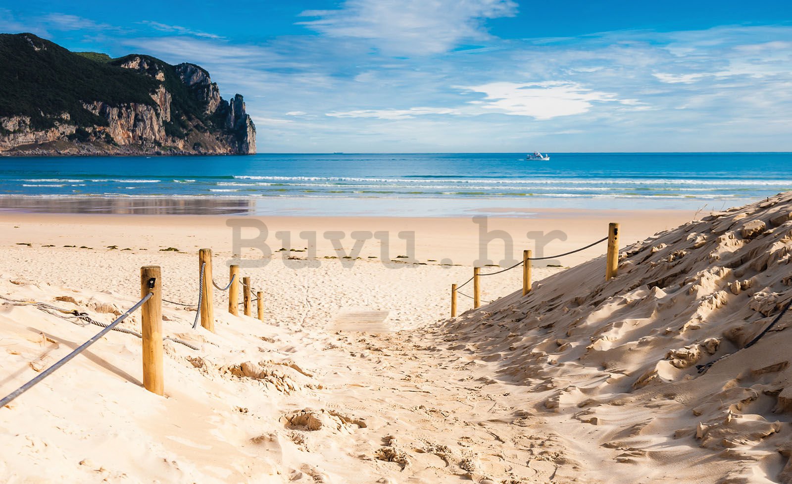 Vlies foto tapeta: Pješčana plaža (2) - 208x146 cm