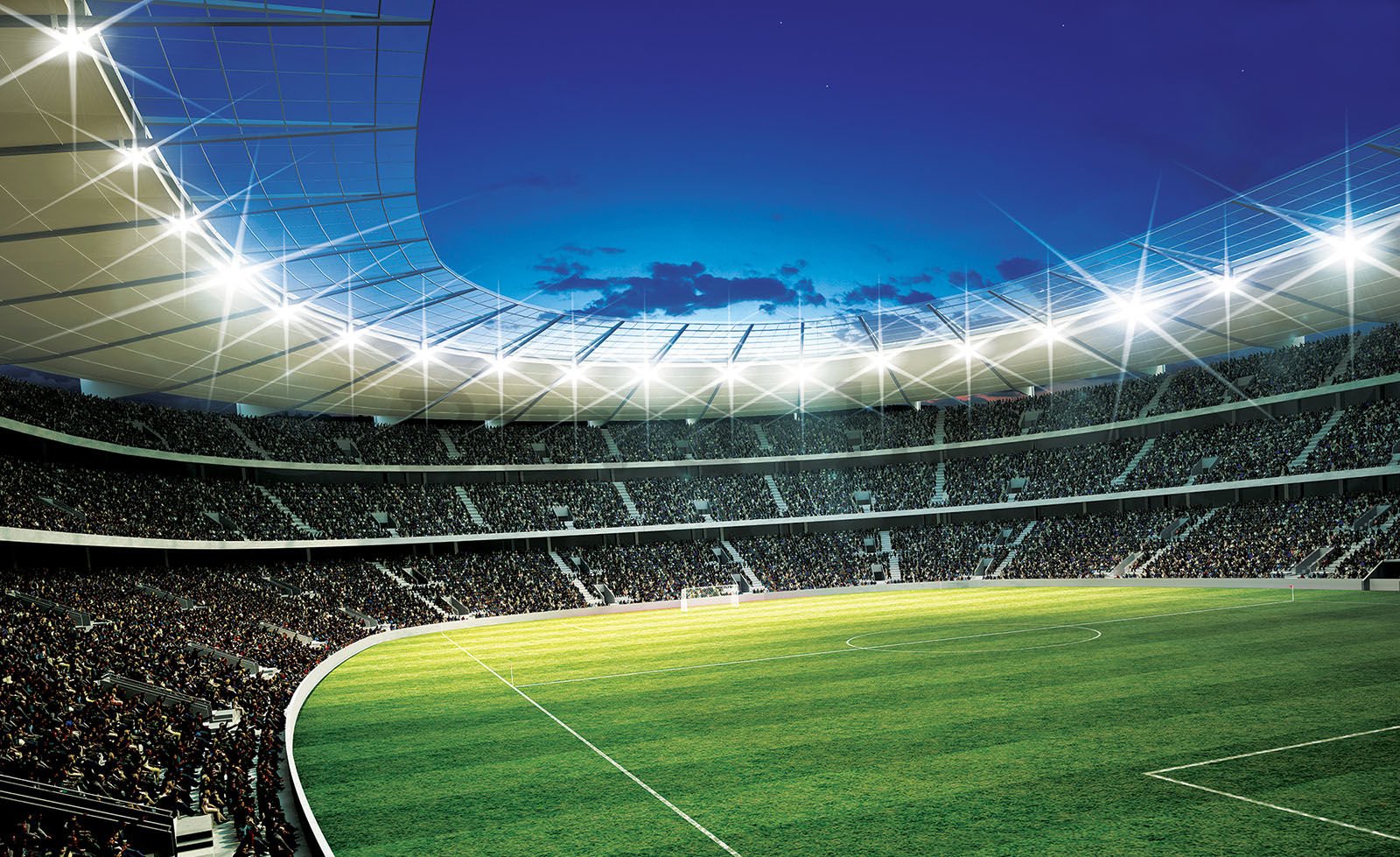 Vlies foto tapeta: Nogometni Stadion (1) - 208x146 cm