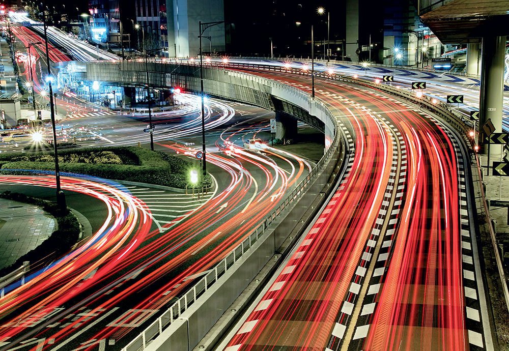 Foto tapeta: Ceste u Tokiju - 368x254 cm