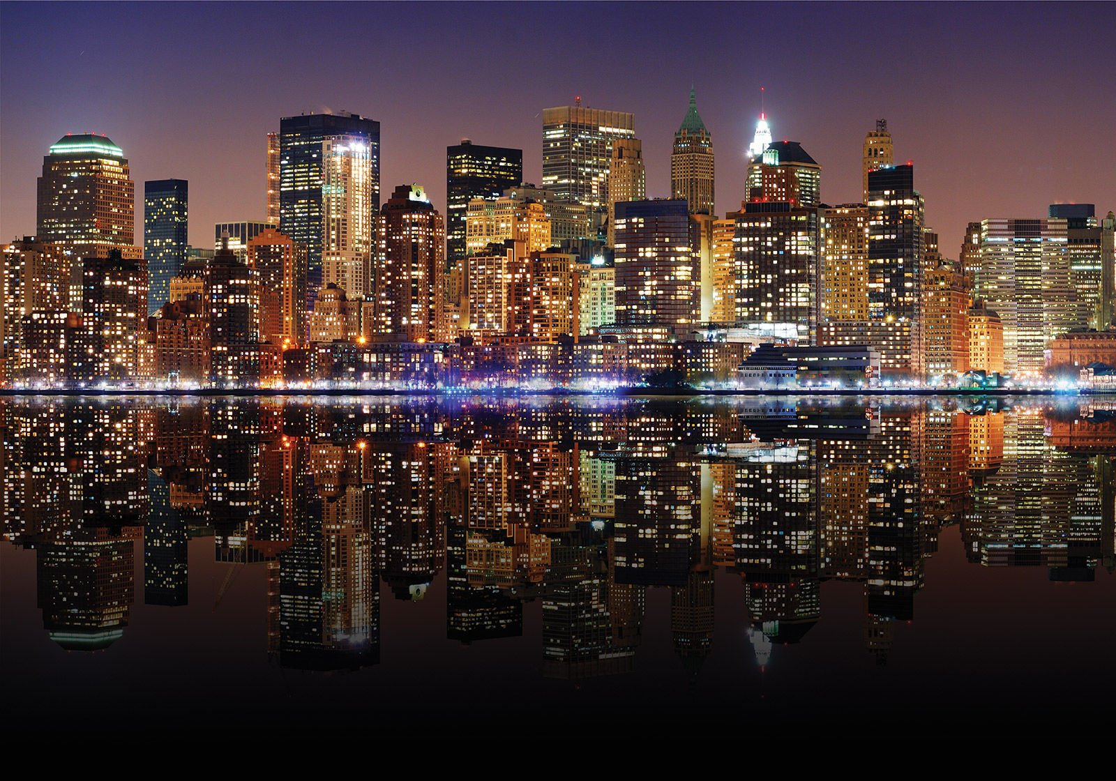Vlies foto tapeta: Manhattanske refleksije - 350x245 cm