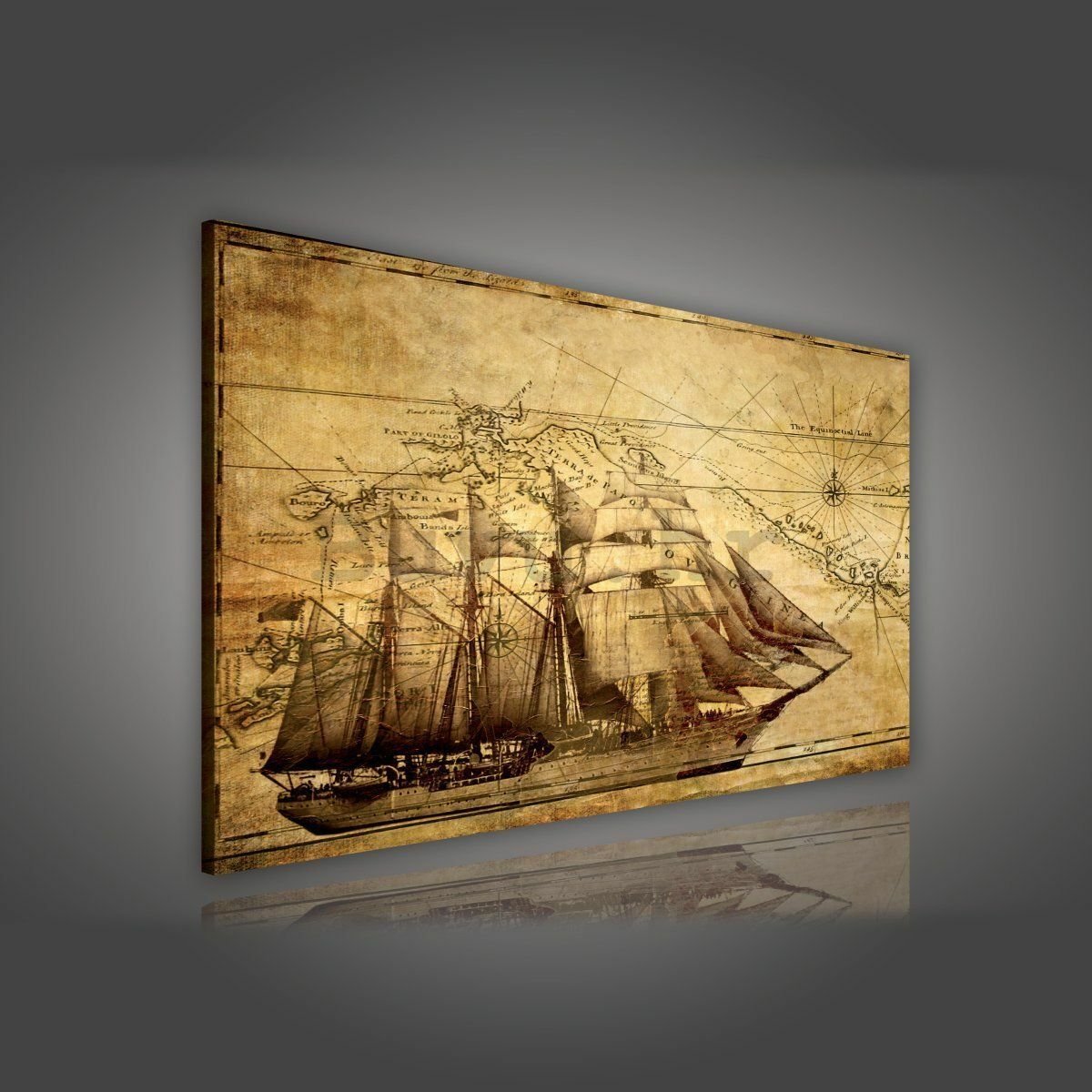 Slika na platnu: Brod (1)- 80x60 cm