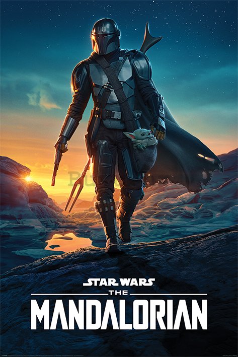 Poster - Star Wars The Madalorian (Nightfall)