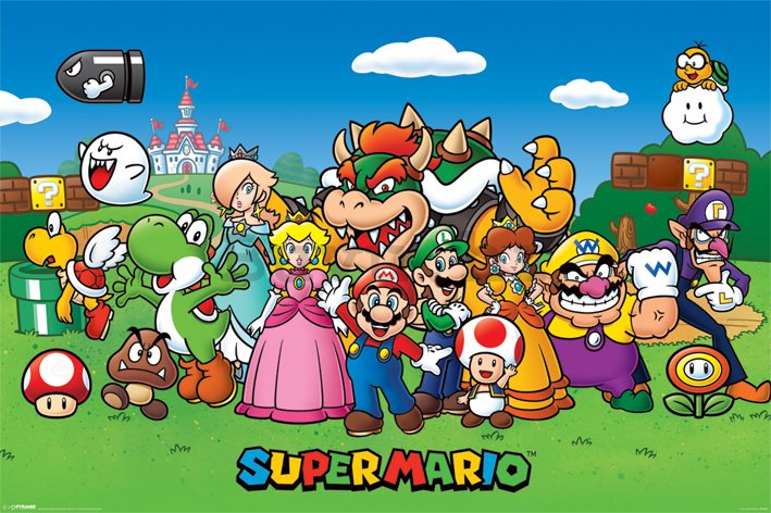 Poster - Super Mario (junaci)