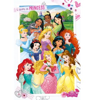 Poster - Disney Princess (I Am A Princess)