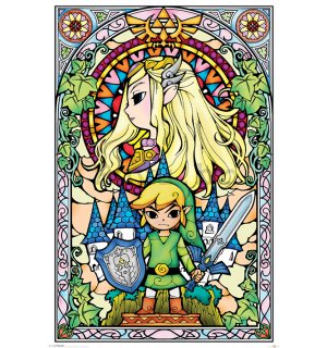 Poster - The Legend Of Zelda (Stained Glass)