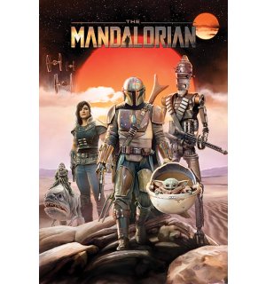 Poster - Star Wars The Mandalorian (Group)