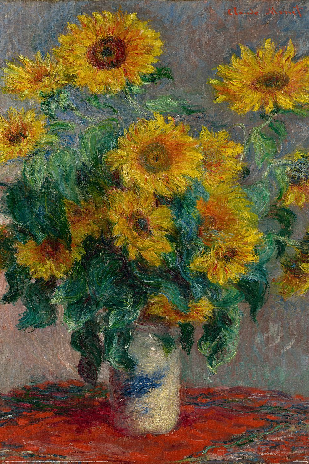 Poster - Monet (Bouquet Of Sunflowers)