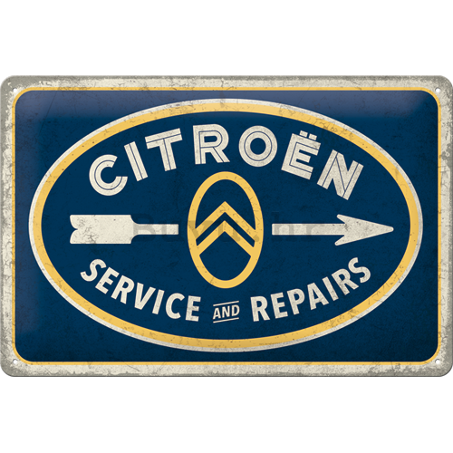 Metalna tabla: Citroën (Service & Repairs) - 30x20 cm