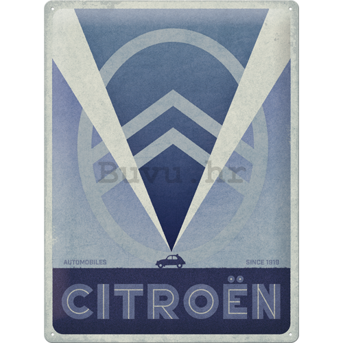Metalna tabla: Citroën 2CV Logo - 30x40 cm