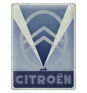 Metalna tabla: Citroën 2CV Logo - 30x40 cm