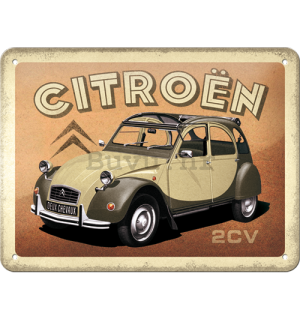 Metalna tabla: Citroën 2CV - 20x15 cm
