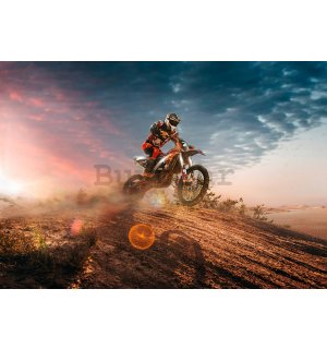Vlies foto tapeta: Motocross - 254x184 cm