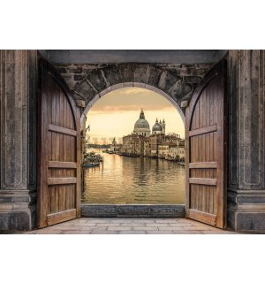 Vlies foto tapeta: Vrata za Veneciju - 368x254 cm