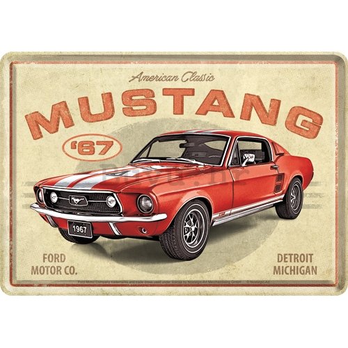 Metalna razglednica - Ford Mustang GT 1967