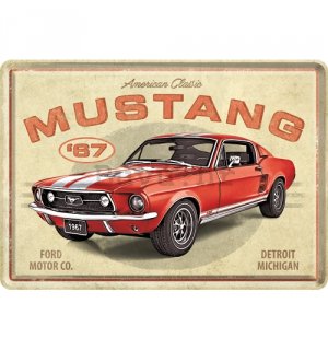 Metalna razglednica - Ford Mustang GT 1967
