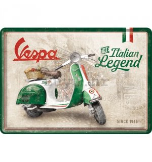 Metalna razglednica - Vespa (Italian Legend)