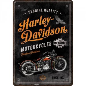 Metalna razglednica - Harley-Davidson Timeless Tradition