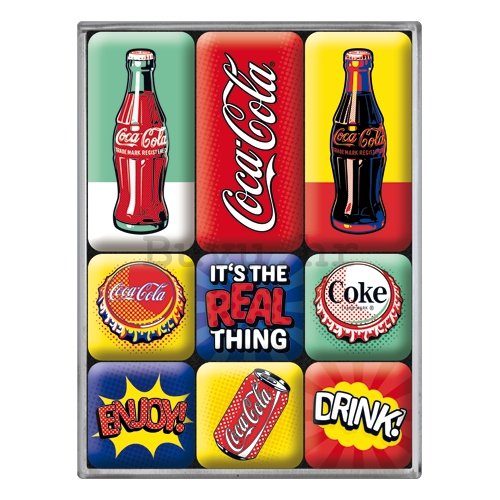 Set magneta - Coca-Cola Pop Art